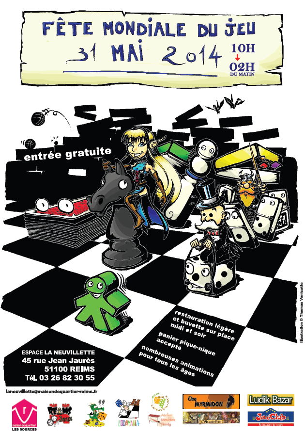 Samedi 31 Mai Fête Mondiale du jeu 2014